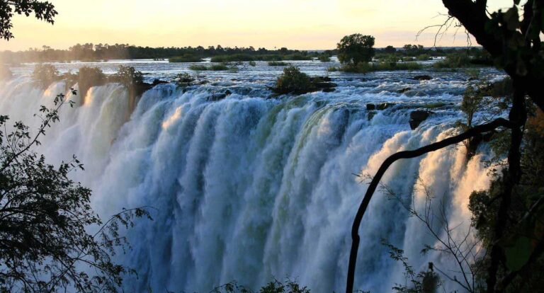 Victoria Falls viewed from Zambia