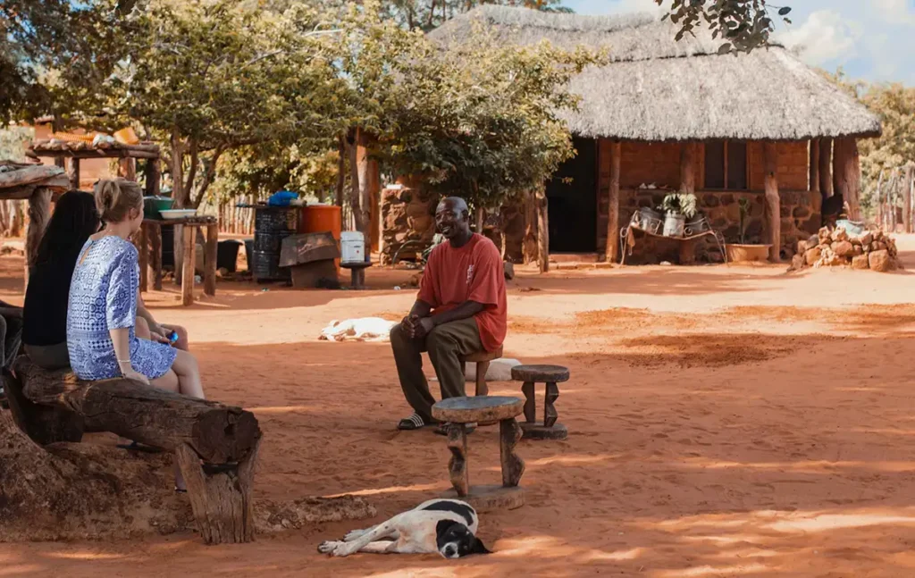 Community visit to Monde Village Victoria Falls Zimbabwe Wild Horizons CSR